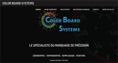 Desktop Screenshot of colorboardsystems.com